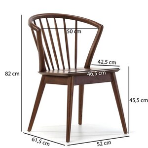 VS Venta-stock Pack 2 sedie Venus Color Noce, Legno Massiccio, 58 cm ( Larghezza) 57,5 cm (profondità) 76 cm (Altezza VS Venta-stock Pack 2 sedie Venus Color Noce, Legno Massiccio, 58 cm ( Larghezza) 57,5 cm (profondità) 76 cm (Altezza