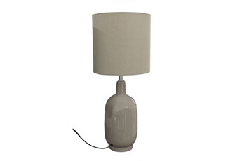 lampe à poser meubletmoi lampe à poser vase céramique design vintage petit modèle - gaïa