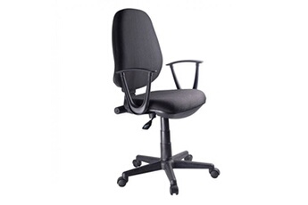 fauteuil de bureau meubletmoi fauteuil de bureau noir réglable et inclinable avec roulettes - desk