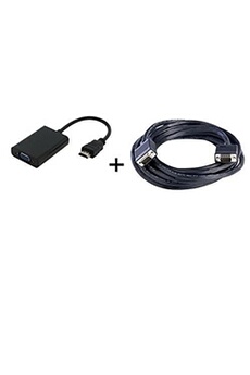 Adaptateur et convertisseur GENERIQUE Adaptateur convertisseur VGA HDMI + audio de Vshop