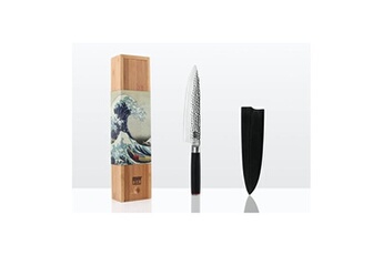 couteau kotai gyuto couteau de chef avec saya et boîte en bambou - lame 20 cm - - acier332