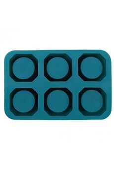 plat / moule ac-deco moule à cookies forme shooter - en silicone - l 16 cm x l 24 cm x h 32 cm - bleu