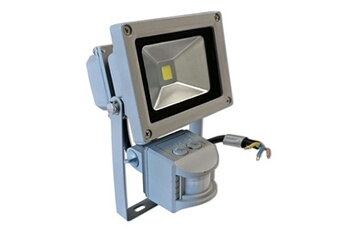 lampe baladeuse silverline projecteur led cob 10 watts detecteur pir exterieur etanche ip65 -
