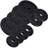 ScSPORTS Disques Haltères Fonte 2/4/5/10/15/20kg - 30/31mm Adaptés Haltères Musculation Fitness
