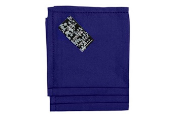 serviette de table homescapes lot de 4 serviettes de table en coton, bleu marine