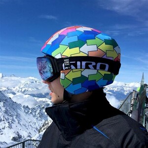 COOLCASC Multisport Couvre-Casque FLAMENT Rose - Protection Et Style Pour Tous Les Casques