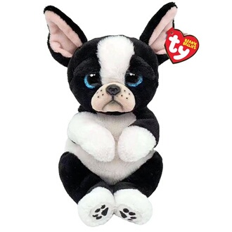 Toy Doudou Ty Chien Doudou Chien Muggy Noir Et Blanc Ty Peluche