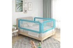vidaXL Barrière de sécurité de lit d'enfant Bleu 200x25 cm Tissu photo 4