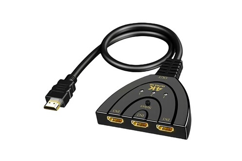 Connectique Audio / Vidéo Straße Tech Splitter Câble HDMI 3 en 1: Qualité  4K et Flexibilité Maximale - PC Lecteur DVD Blu-ray - PS3 PS4 PS5 - Xbox  One 360 Nintendo Switch sur TV Moniteur
