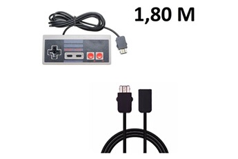 Manette Straße Game Manette pour Nintendo NES SNES Classic Mini + rallonge 1,80 m -