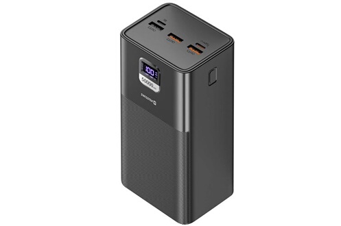 Batterie externe Swissten Batterie de secours 50000mAh USB et USB-C 100W  Power Line Compact Noir