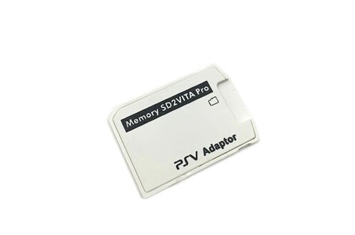 Connectique et chargeur console Straße Tech Adaptateur micro SD vers Memory  Stick PRO Duo SD2VITA 5.0 - Blanc - PS Vita - ®
