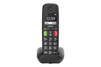 Téléphone sans fil Gigaset E290 - Téléphone sans fil avec ID d'appelant - ECO DECT\GAP - noir