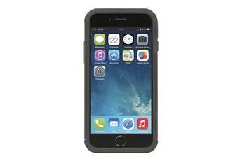 Coque et étui téléphone mobile Mobilis BUMPER - Coque de protection pour téléphone portable - robuste - silicone, polycarbonate - noir - pour Apple iPhone 6, 6s, 7, 8, SE (2e génération)