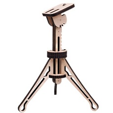 Trépied à monter soi même DIY Jollylook pour appareil photo Bois - vue 4