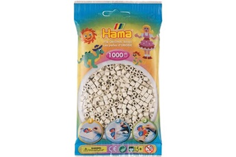 autres jeux créatifs hama sachet de perles 1.000 pièces, blanc