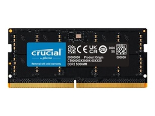 Crucial - DDR5 - module - 32 Go - SO DIMM 262 broches - 5600 MT/s / PC5-44800 - CL46 - 1.1 V - non ECC