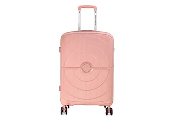 valise david jones valise moyenne rigide pete tsa 65cm rose