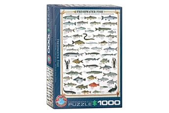 puzzle eurographics puzzles - poisson d'eau douce - puzzle - 1000 pièces