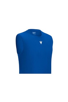 haut et t-shirt de fitness et musculation macron débardeur mp 151 bleu m