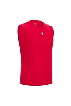 haut et t-shirt de fitness et musculation macron débardeur mp 151 rouge m