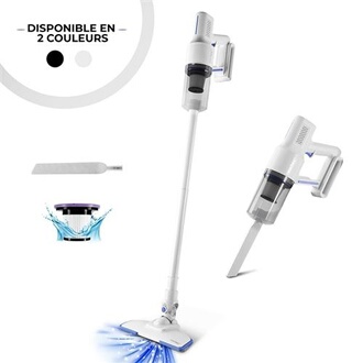 Aspirateur balai Vortex Aspirateur Balai 2en1 Filaire Avec Filtre Hepa Lavable F10 Blanc | Darty