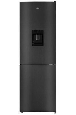 Refrigerateur congelateur en bas CHiQ Réfrigérateur congélateur bas  FBM228NE4DE 231L Froid ventilé No Frost Acier inoxydable noir distributeur  d'eau