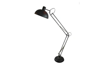 lampadaire vente-unique lampadaire articulé giant - noir - h. 182 cm