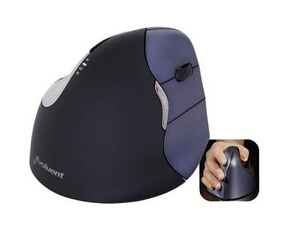 Souris ergonomique optique Vertical Mouse 4 VM4RW ergonomique noir, argent