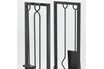 AUBRY GASPARD - Porte-bûches + 4 accessoires de cheminée en métal noir photo 4