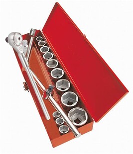 Clé mixte L'Expert Sam Outillage Coffret douilles et accessoires 3/4 ...