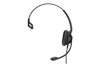 I SENNHEISER IMPACT SC 230 - Série 200 - micro-casque - sur-oreille - filaire - Suppresseur de bruit actif - Easy Disconnect - noir, argent, noir et