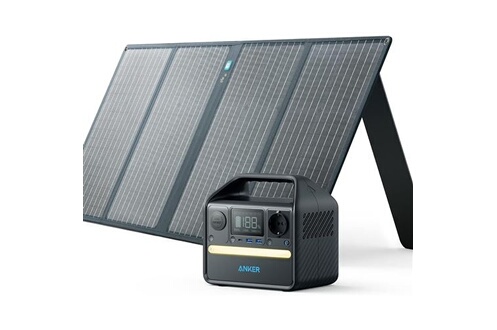 Groupe électrogène Anker Kit générateur solaire portable 256Wh 521 +1  panneau solaire 100W