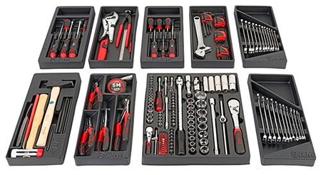 Coffret multi-outils L'Expert Sam Outillage Composition 200 outils avec ...
