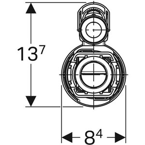 Mécanisme de chasse complet Geberit type 290-380 - 283.004.21.3 - G Mécanisme de chasse complet Geberit type 290-380 - 283.004.21.3 - G