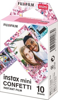 Pack de 10 photos Fujifilm Instax Mini Confetti - vue 2