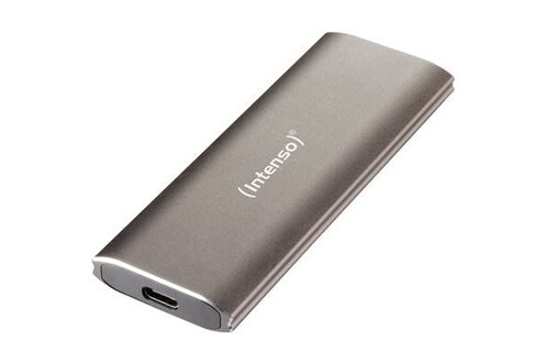 Disque dur externe Intenso Professional - SSD - 1 To - externe (portable) -  USB 3.1 Gen 2 (USB-C connecteur) - marron métallisé