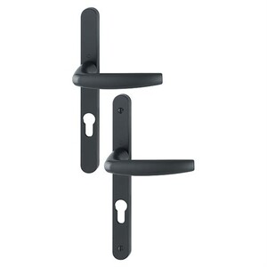 Preisvergleich Für Schachttürset Atlanta 554/300LMSGL/1530 Hoppe Schmalspurplatte Silber F9
