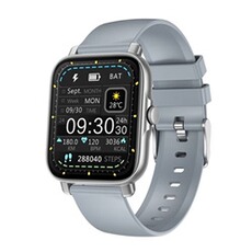 Montre connectée GENERIQUE Montres connectées GT30 1.69 pouce TFT 180mAh Bluetooth argent