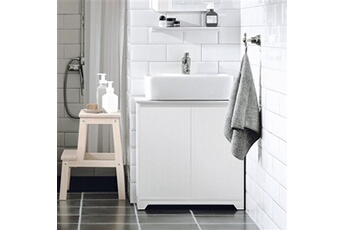 bzr108-w meuble sous lavabo de salle de bain, meuble sous évier, meuble sous vasque,