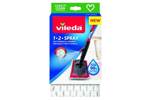 Nettoyants multi-surface Vileda - Lot de 2 recharges pour balai 1.2 Spray  (aussi compatible Ultramax)