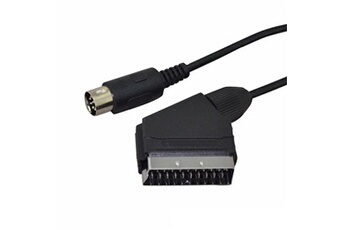 Connectique et chargeur console Straße Game Câble péritel AV RGB Scart pour Sega Mégadrive 1 - Genesis - Master System -