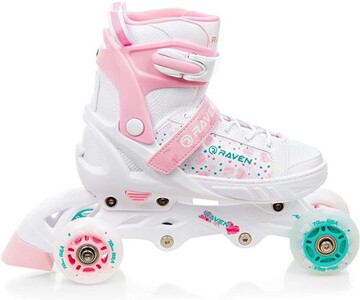 Roller Princesse Patins à Roulettes Rétro Réglables RAVEN Noa Menthe Roues LED Rollers 3 En 1 Roller Princesse Patins à Roulettes Rétro Réglables RAVEN Noa Menthe Roues LED Rollers 3 En 1