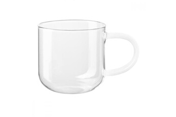 tasse et mugs asa - mug en verre coppa 400ml - blanc -