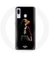 Coque Silicone Galaxy A40 – OM Foot Marseille Équipe – Design Noir Officiel Supporters