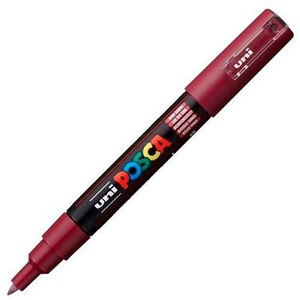 Stylos feutres Posca Marqueur PC-1M Rouge Bordeaux (6 Unités) | Darty