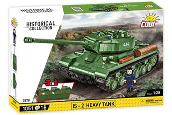 autres jeux de construction cobi 2578 - char is 2 heavy tank (jeu de construction)