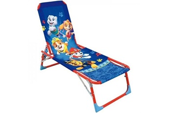bouée et matelas gonflable fun house chaise longue transat pour enfant pat patrouille pliable et