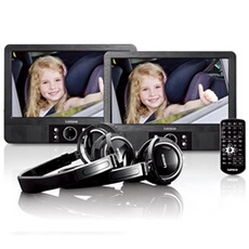 Lecteurs DVD USB Duo portables MES-415 Noir