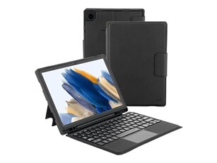 C2 - Clavier et étui (étui de protection) - détachable - avec pavé tactile - sans fil - Bluetooth - AZERTY - Français noir étui